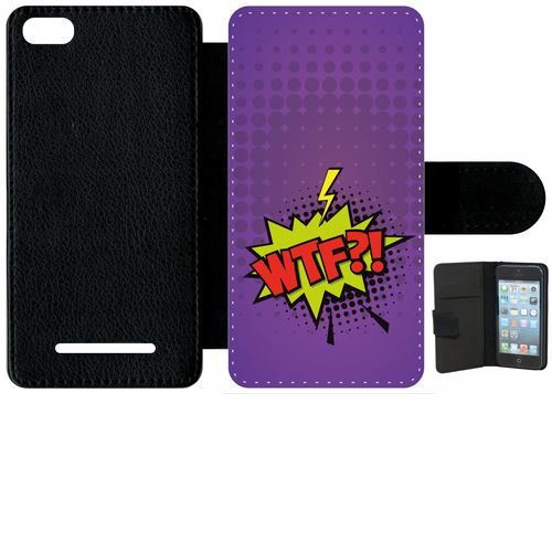 Étui Porte Feuille Xiaomi Mi 4c Wtf Fond Mauve