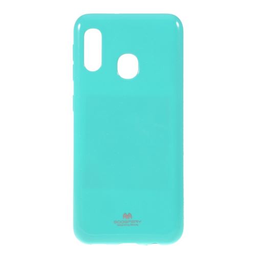 Coque en TPU briller cyan pour votre Samsung Galaxy A20e