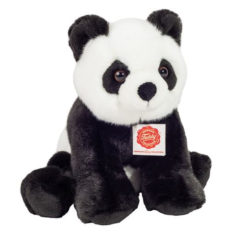 Peluche panda assis 25 cm Hermann Teddy