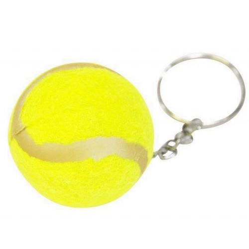 lot 12 porte cles balle de tennis 4 cm mode