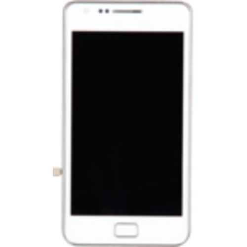 Ecran tactile + LCD blanc avec contour de remplacement pour Samsung Galaxy S2 (GT-i9100)