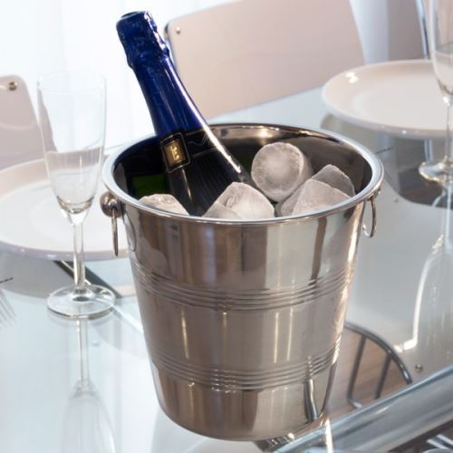 Seau à glace Champagne en acier inoxydable - Boissin, vin blanc