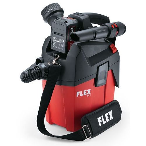 Flex Kompakt Sauger VC MC 18,0 Akkusauger 18V 1400 l/min mit Zubehör ohne Akku