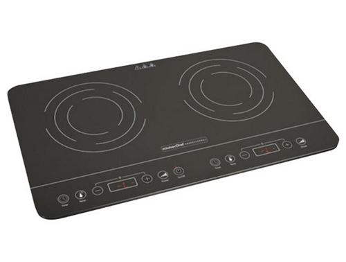 Kitchenchef Noir Kcyl35-Dc06 Plaque Induction 2 Feux 3500W Verre - Neuf - Image 3