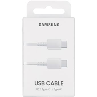 Samsung EP-DA705 - Câble USB - 24 pin USB-C (M) pour 24 pin USB-C (M) - USB 2.0 - 3 A - 1 m - blanc