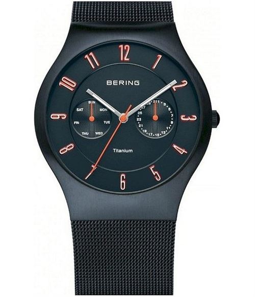 Bering Montre Homme, Mixte 11939-393 Bleu