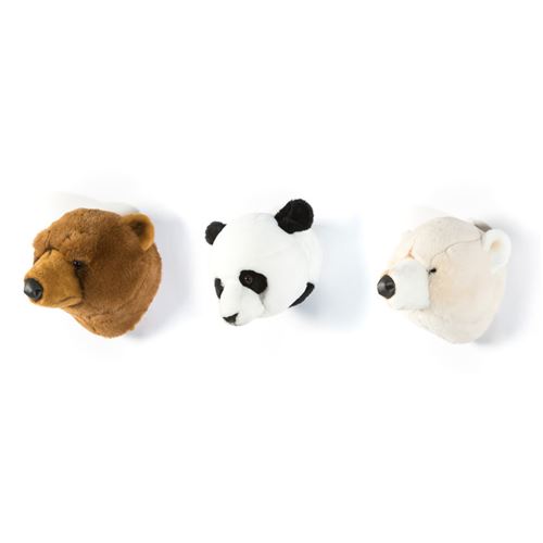 Coffret 3 Mini Peluches trophée Ours