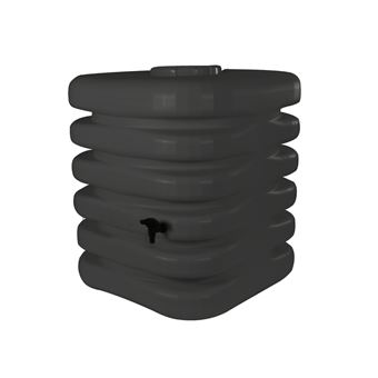 Récupérateur Deau De Pluie Cubique 1000 L Anthracite Kit