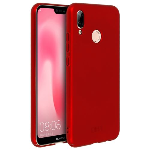 MOFI Coque Huawei P20 Lite Coque Protection Rigide Antichocs - Rouge