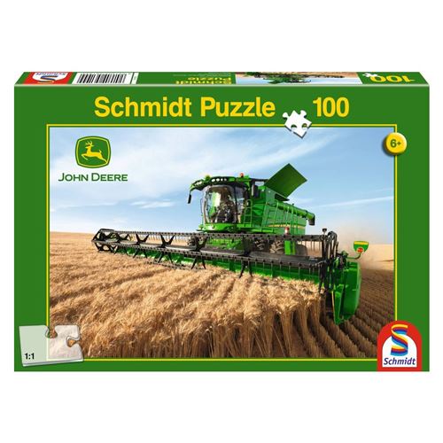 Puzzle 100 Pièces : John Deere, Moissonneuse S690, Schmidt Spiele