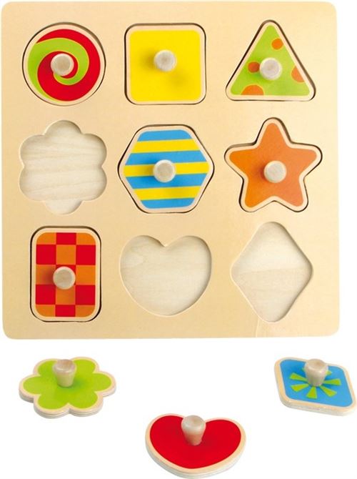 Small Foot Puzzle bois sont 9-Piece