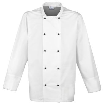 Veste De Chef Pour Femme BP - Manches Longues, Noir - 215 G/m² - Mélange Polyester/coton - Taille 2XL