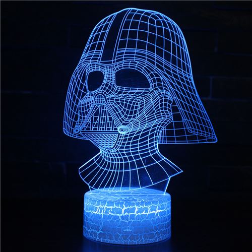 Stack Lampe 3D Tactile Veilleuses Enfant 7 Couleurs Avec Telecommande - Star Wars #196