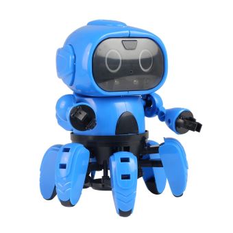 Thole Robot Télécommandé Enfant Jouet Intelligent Robot Programmable Radiocommandé Jouet Enfant 4-16 Ans Garçon Fille Cadeau 