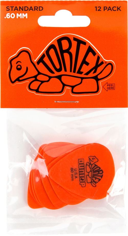 Dunlop 12 MED TORTEX 0.60 MM ADU 418P60