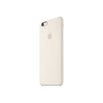 Coque Apple pour iPhone 6s Plus en silicone Blanc Antique - 1