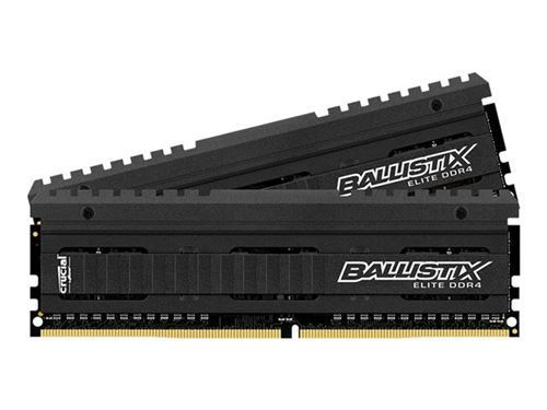 Crucial Ballistix Elite Barrette mémoire DDR4–3200 UDIMM 8 Go (2 x 4 Go) Noir