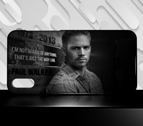 Coque compatible pour Samsung Galaxy A10 - FAST AND FURIOUS - PAUL WALKER - Réf 11