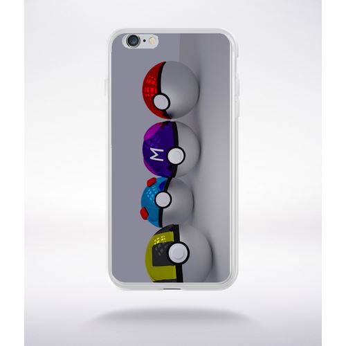 Coque Pokeball Compatible Iphone 6 Plus Transparent