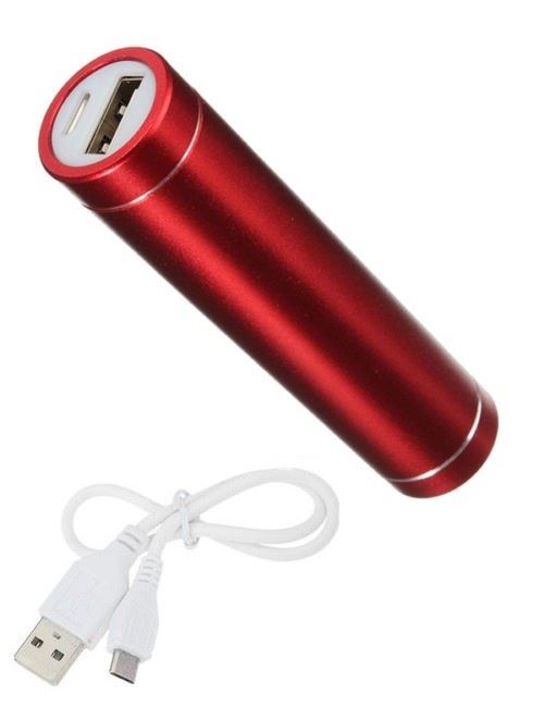 Batterie Chargeur Externe pour HONOR 9 Universel Power Bank 2600mAh avec Cable USB/Mirco USB Secours Telephone (ROUGE)