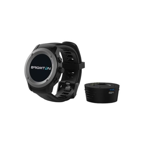 Montre intelligente BRIGMTON BWATCH-100GPS-N 1,3 LCD Bluetooth Noir