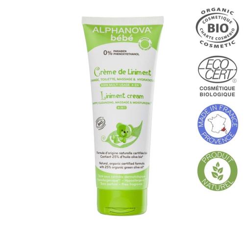 Crème de Liniment Bio 200ml ALPHANOVA BEBE