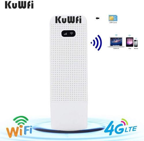 LTE Surf Stick, KuWFi Pocket 4G LTE USB Modem Routeur WiFi Mobile Réseau Hotspot 3G 4G WiFi Modem Routeur avec Fente pour Carte SIM