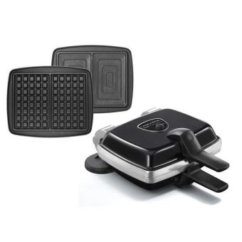 croque-gaufres 2 plaques 1000w - 039425