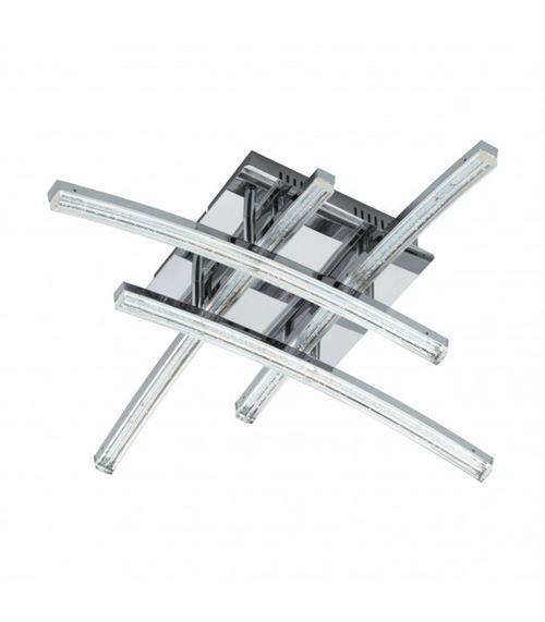Plafonnier PERTINI 4 ampoules chrome