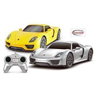 Rastar 71400 JEUX JOUETS CIRCUIT MINIATURE dsPorsche 918Spyder 1 24 radio commande Jouet Voiture Voiture telecommandee a la Fnac