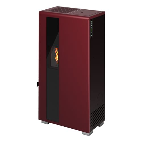 Poêle à granulés air Carla 5.5 kW Bordeaux Sannover