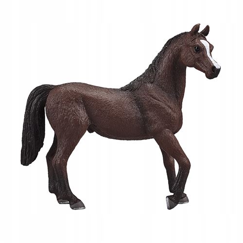 Figurine Armasar étalon arabe pur chant alezan, 12,5 cm x 12 cm x 5 cm