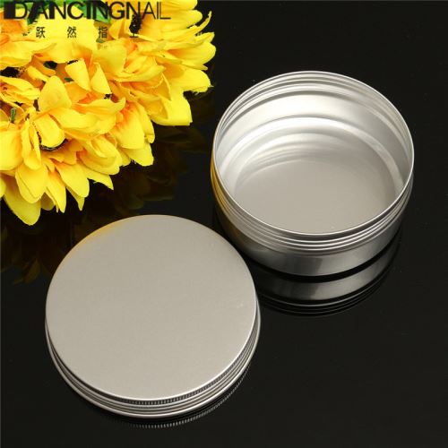 1 PC Vide Aluminium Nail Art Maquillage Cosmétique Crème Pot 100 ml