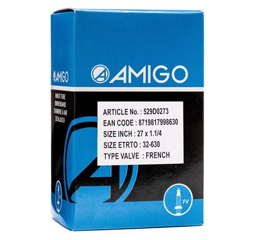 AMIGO tube intérieur 27 x 1.1/4 (32-630) FV 42 mm