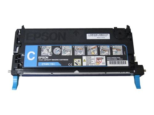 Epson 1160 - haute capacité - cyan - originale - cartouche de toner