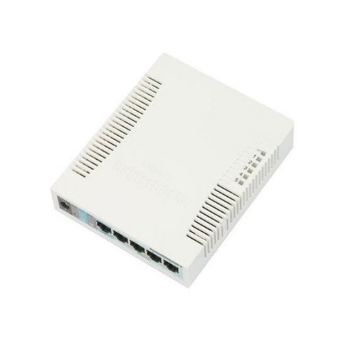 Commutateur réseau de bureau mikrotik rb260gs 5p gigabit 1xsfp swos