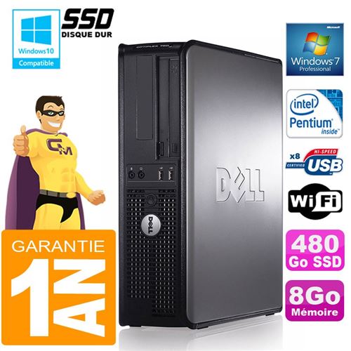 Acheter Pc dell 780 dt intel e5300 ram 8go disque 480 go ssd graveur dvd wifi w7 État correct - 159,00 € Pc dell 780 dt intel e5300 ram 8go disque 480 go ssd graveur dvd wifi w7 État correct - Dell reconditionné disponible sur Fnac
