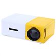 Mini Projecteur LCD Portable-Lecteur multimédia-Jaune et Blanc