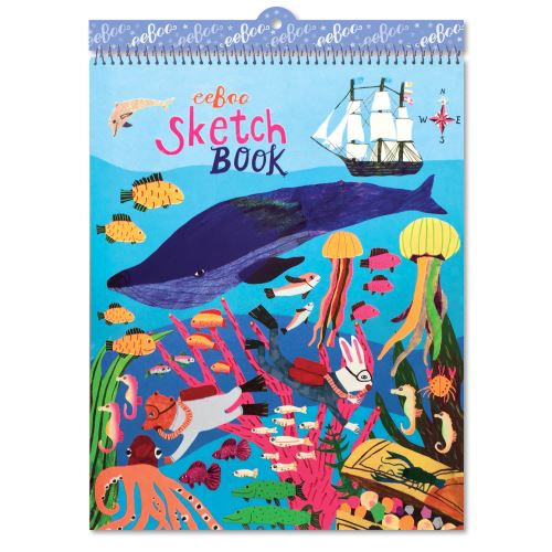 Cahier dessin- dans la mer