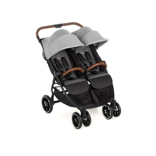 JANE Poussette Jumelle Twinlink - Jet black