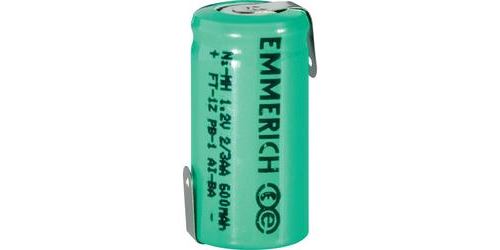 Accu NiMH Emmerich 2/3 R6 600 mAh FT-1Z