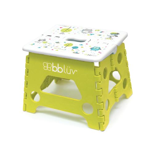 Marchepied enfant pliable St&euml;p lime BBLUV