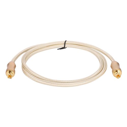 Câble audio Numérique à Fibre Optique de Piste Sonore 5.1 Or pour Haut-Parleur Amplificateur TV Or 1m
