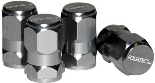Foliatec AirCaps valve AirCaps Hexagon aluminium gris 4 pièces