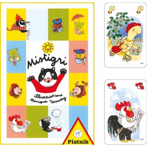 Cartes - Mistigri Animaux PIATNIK Multicolore