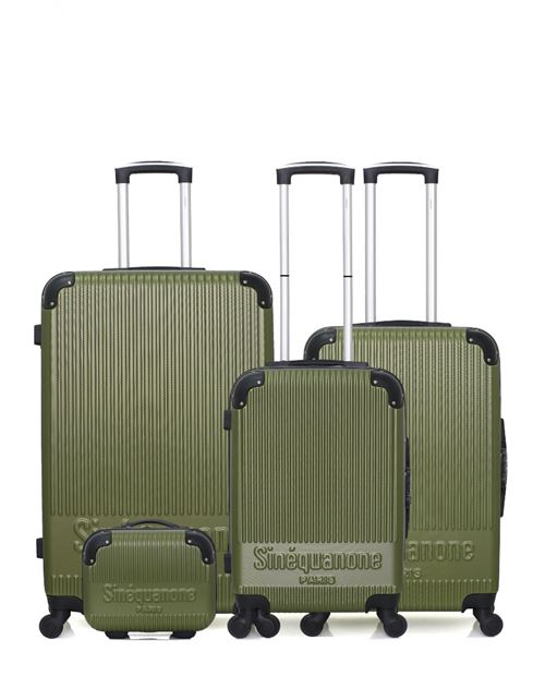 Set de 3 valises SINEQUANONE | RHEA Kaki en ABS