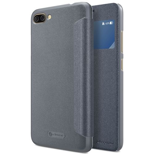 Asus Zenfone 4 Max ZC554KL Housse Etui Cuir PU Effet givré Noir ALS49958