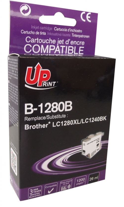 Cartouche encre UPrint compatible BROTHER LC 1280LC 1240 Neuf - vue 2