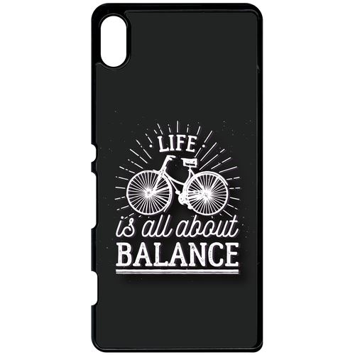 Coque Sony Xperia Z4v Life Il All About Balance Fond Noir