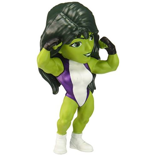 Figurine classique de Jada Toys Metals Marvel 4 - Figurine jouet She Hulk (M356)